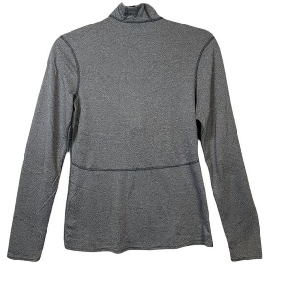 Patagonia Capilene Midweight Zip-Neck Pullover Olive Gray Women's Size Small - Picture 4 of 9